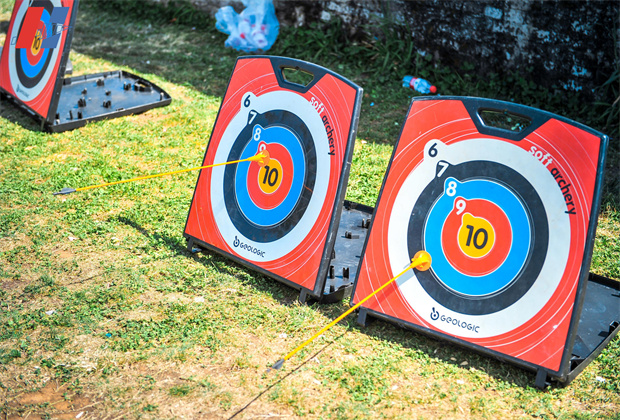 昆明團結鄉名花谷團建活動案例----超級射手 昆明團結鄉名花谷團建活動案例----超級射手
